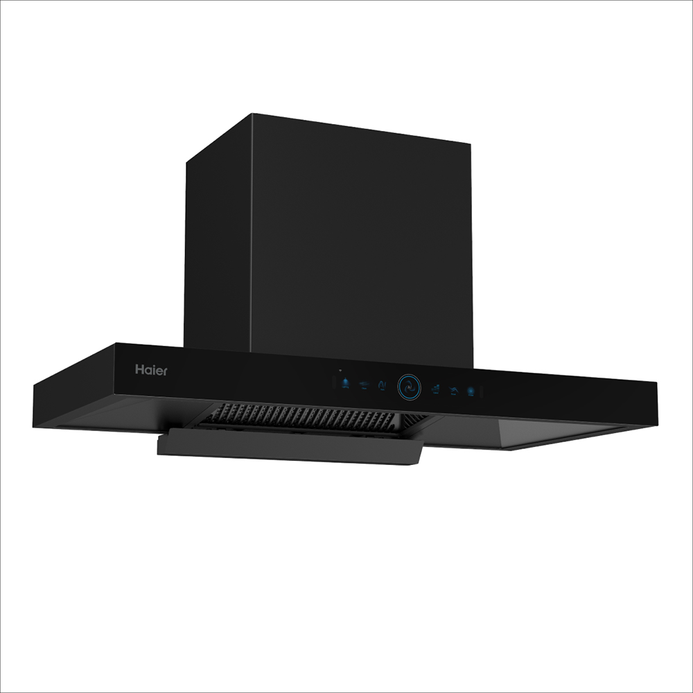 Haier Unique Pyramid Filter 2000 m&sup3;h Suction Power Heat Auto Clean Chimney